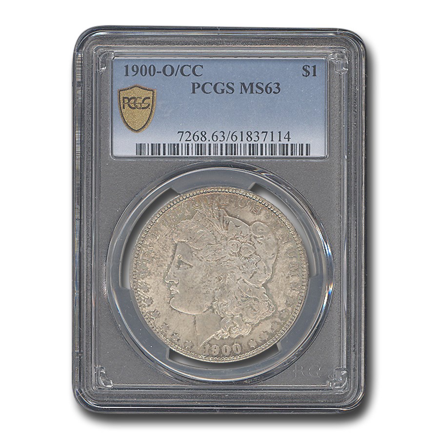 1900-O Morgan Dollar MS-63 PCGS (Toned)