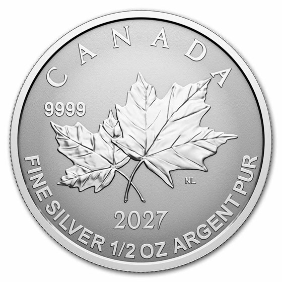 2027 5-Coin Silver Autumn Leaves Fractional Set (Box/COA)