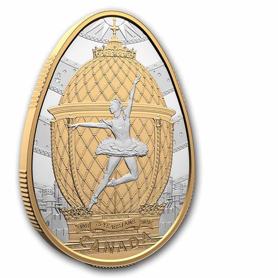 2026 RCM 1 oz Ag $20 75th Anniv. of the National Ballet of Canada