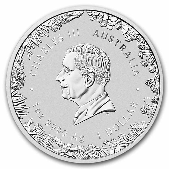 2026 AUS 1 oz Silver Colorized Wonders of Australia BU (In card)