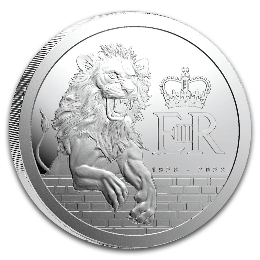 2026 Pitcairn Islands 1 oz Silver Coin Queen's Beasts: Lion