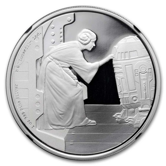 2016 Niue 1 oz Silver $2 Star Wars Princess Leia PF-70 NGC (ER)