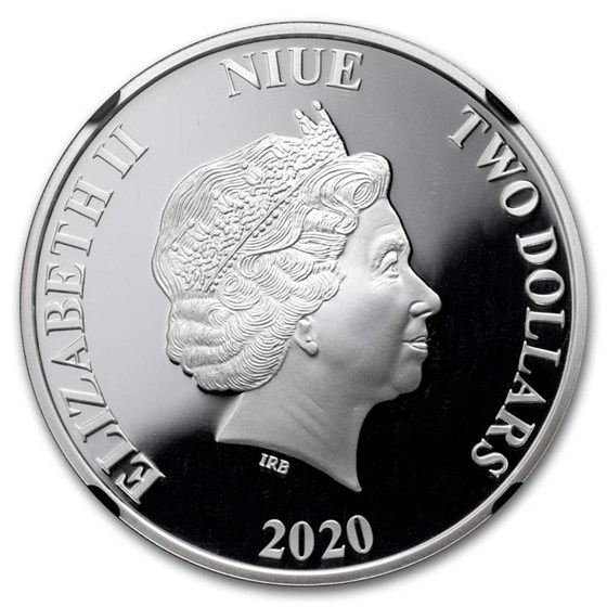 2020 Niue 1 oz Silver Star Wars Lando Calrissian PF-70 NGC (FR)