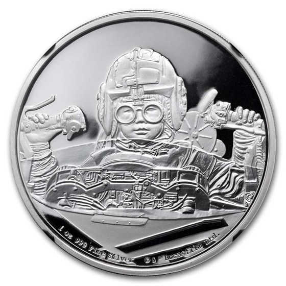 2021 Niue 1 oz Silver Star Wars Anakin Skywalker PF-70 NGC (FR)