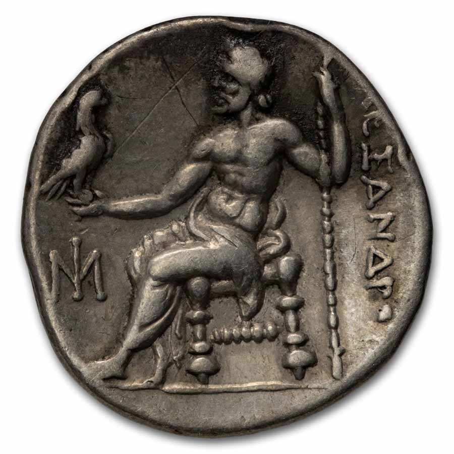 Kingdom of Macedon AR Drachm Alexander III (336-300 BC) Ch XF