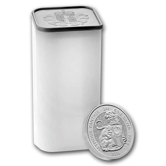2026 GB 2 oz Silver Royal Tudor Beasts The Seymour Panther BU