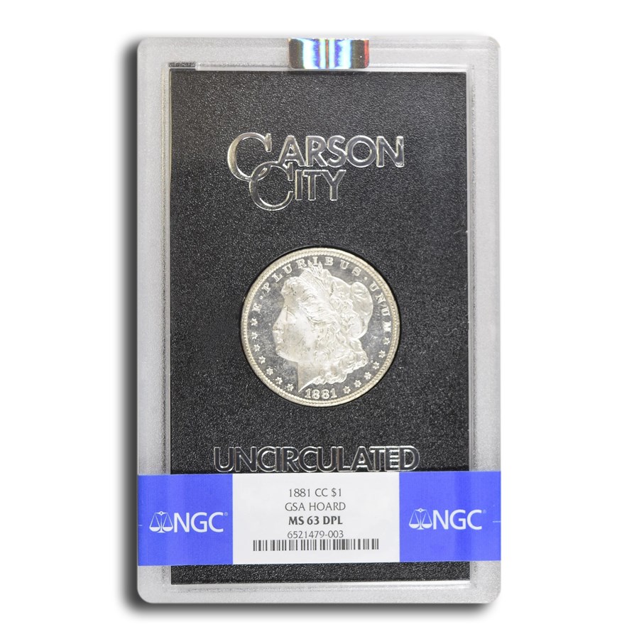 1881-CC Morgan Dollar MS-63 NGC (GSA, DPL)