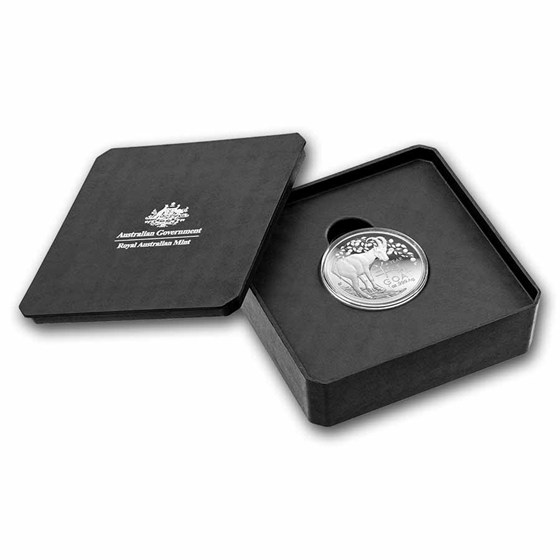 2027 Australia 1 oz Silver $5 Lunar Year of the Goat Domed Prf