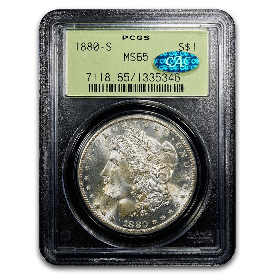 1880-S Morgan Dollar MS-65 PCGS CAC