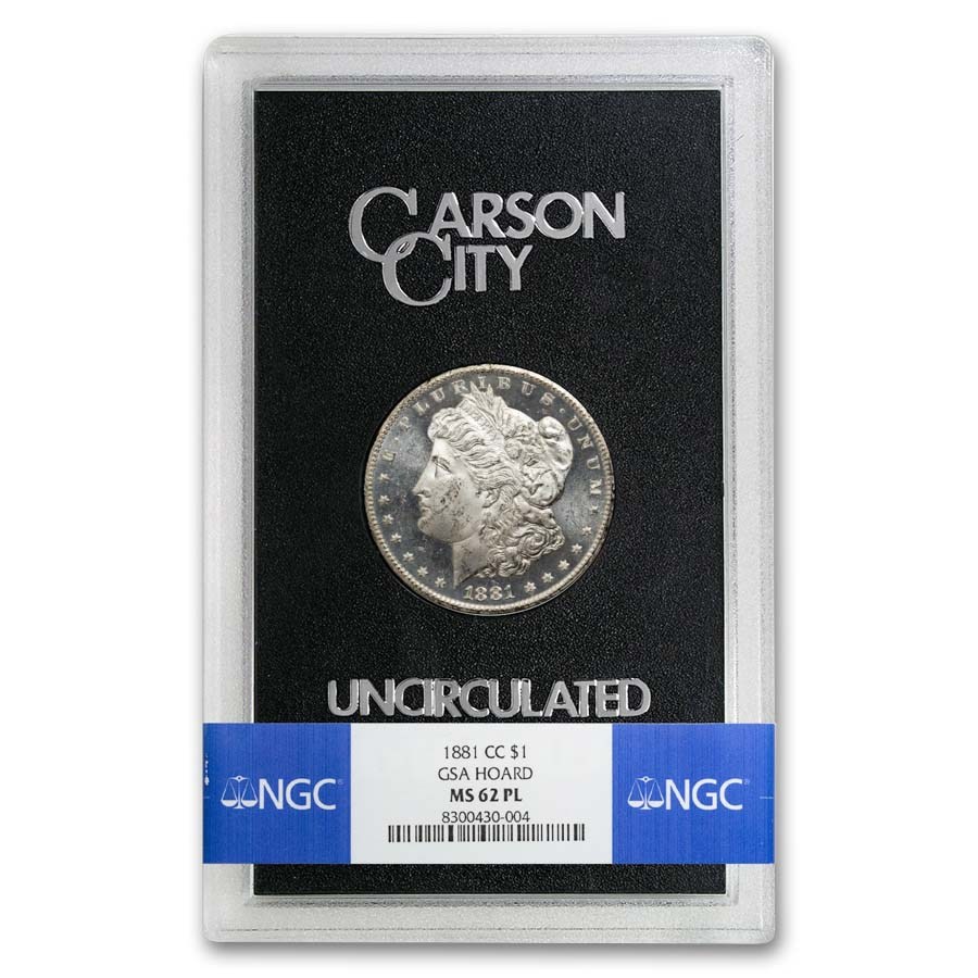 1881-CC Morgan Dollar MS-62 PL NGC (GSA)