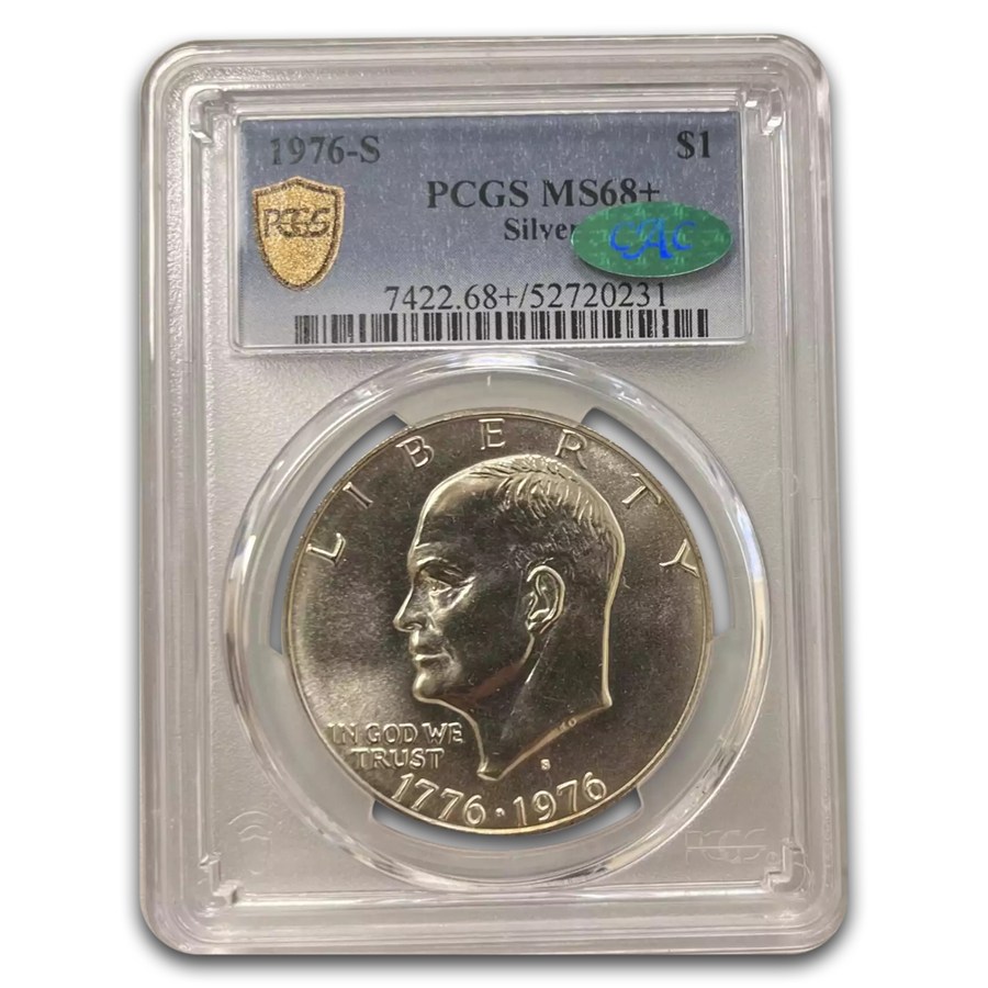1976-S Silver Eisenhower Dollar MS-68+ PCGS CAC