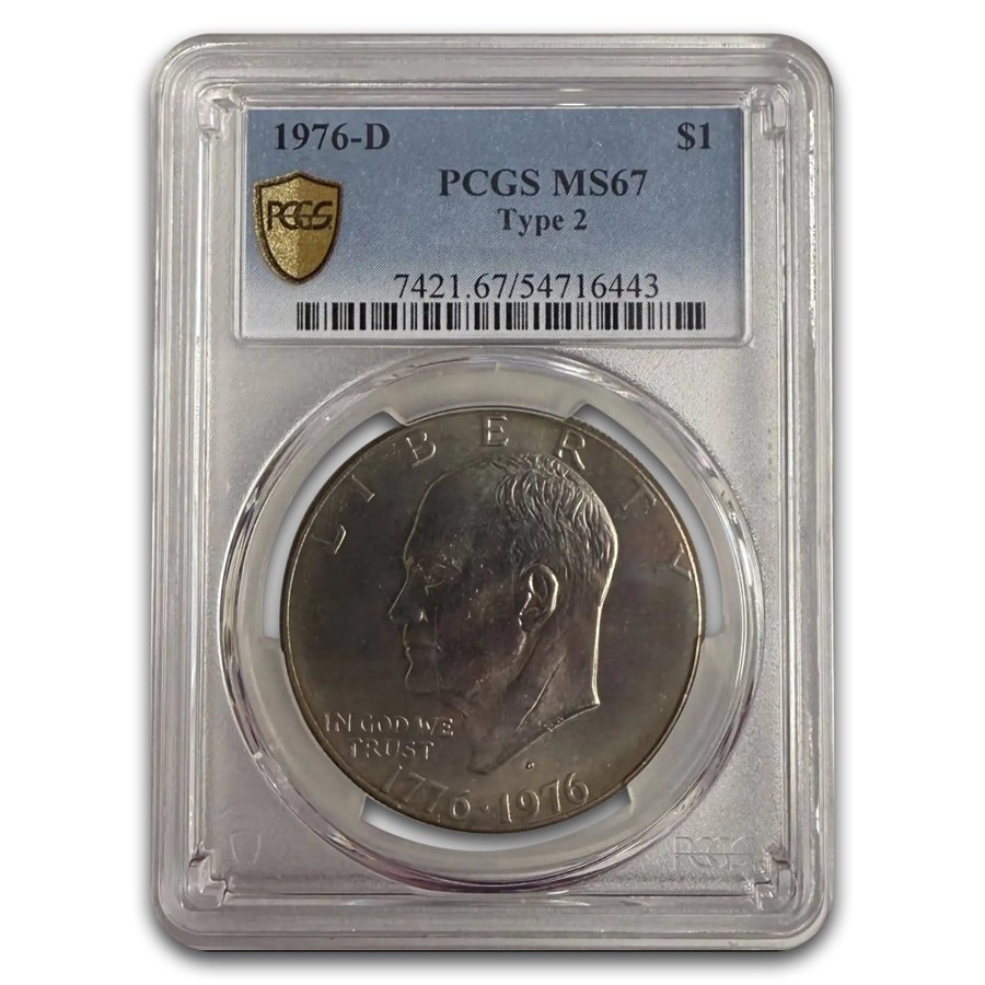 1976-D Clad Eisenhower Dollar MS-67 PCGS