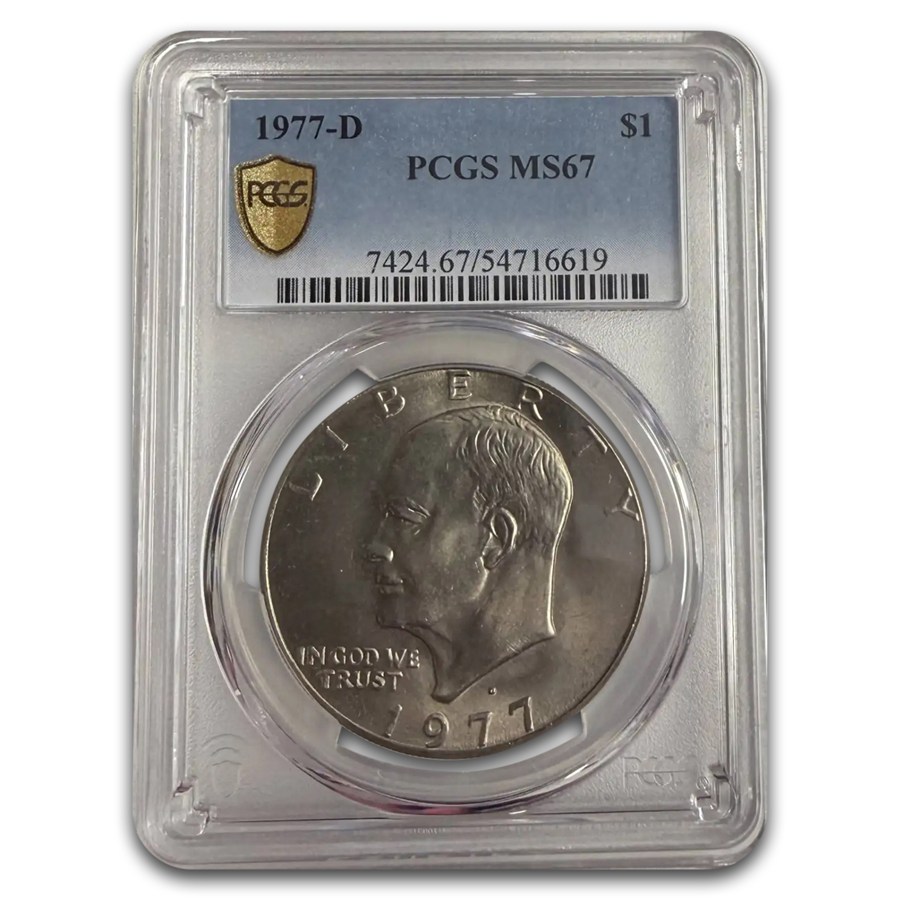 1977-D Silver Eisenhower Dollar MS-67 PCGS