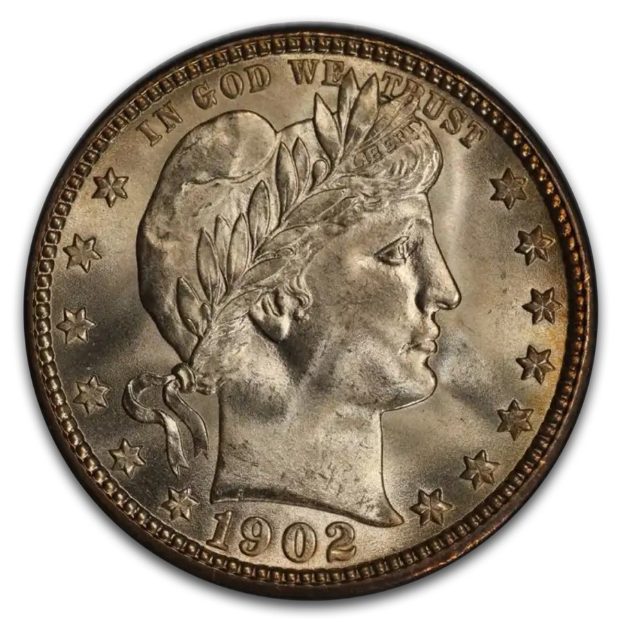1902-O Barber Quarter MS-66+ PCGS CAC