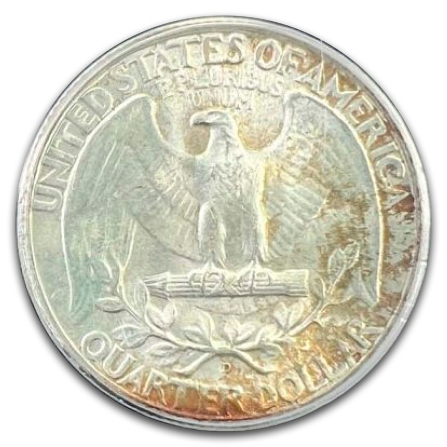 1946-D Washington Quarter MS-64 PCGS (Toned)
