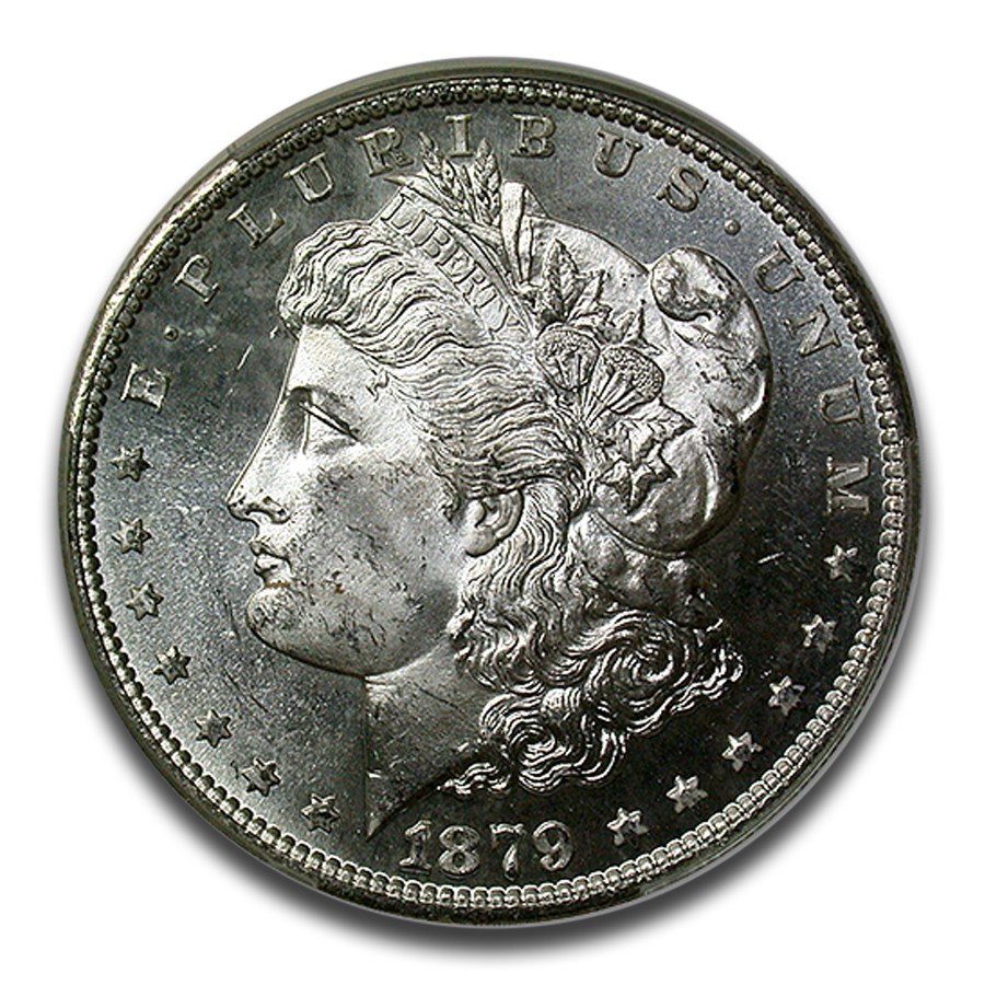1879-S Morgan Dollar MS-63+ CACG