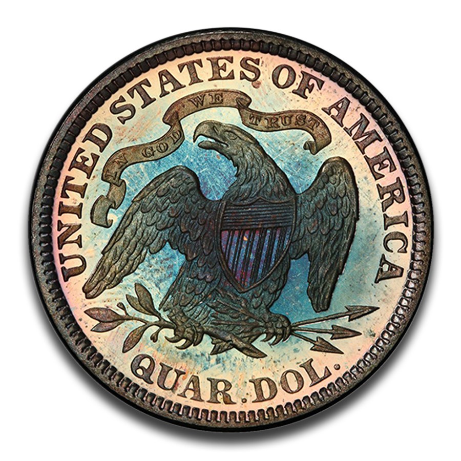 1889 Liberty Seated Quarter PR-67 PCGS CAC