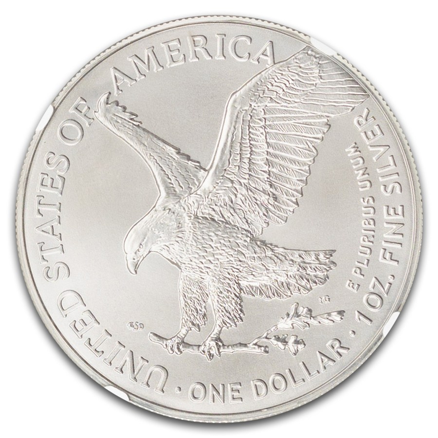 2025 American Silver Eagle MS-69 NGC (First Day of Issue)