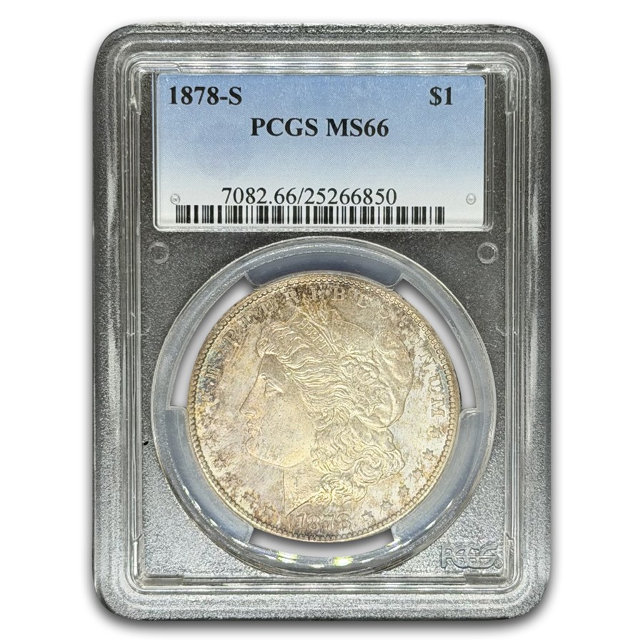 1878-S Morgan Dollar MS-66 PCGS (Toned)