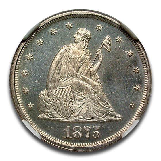 1875 Twenty Cent Piece PF-62 UCAM NGC