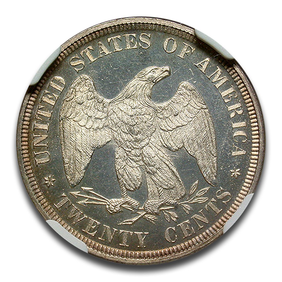 1875 Twenty Cent Piece PF-62 UCAM NGC