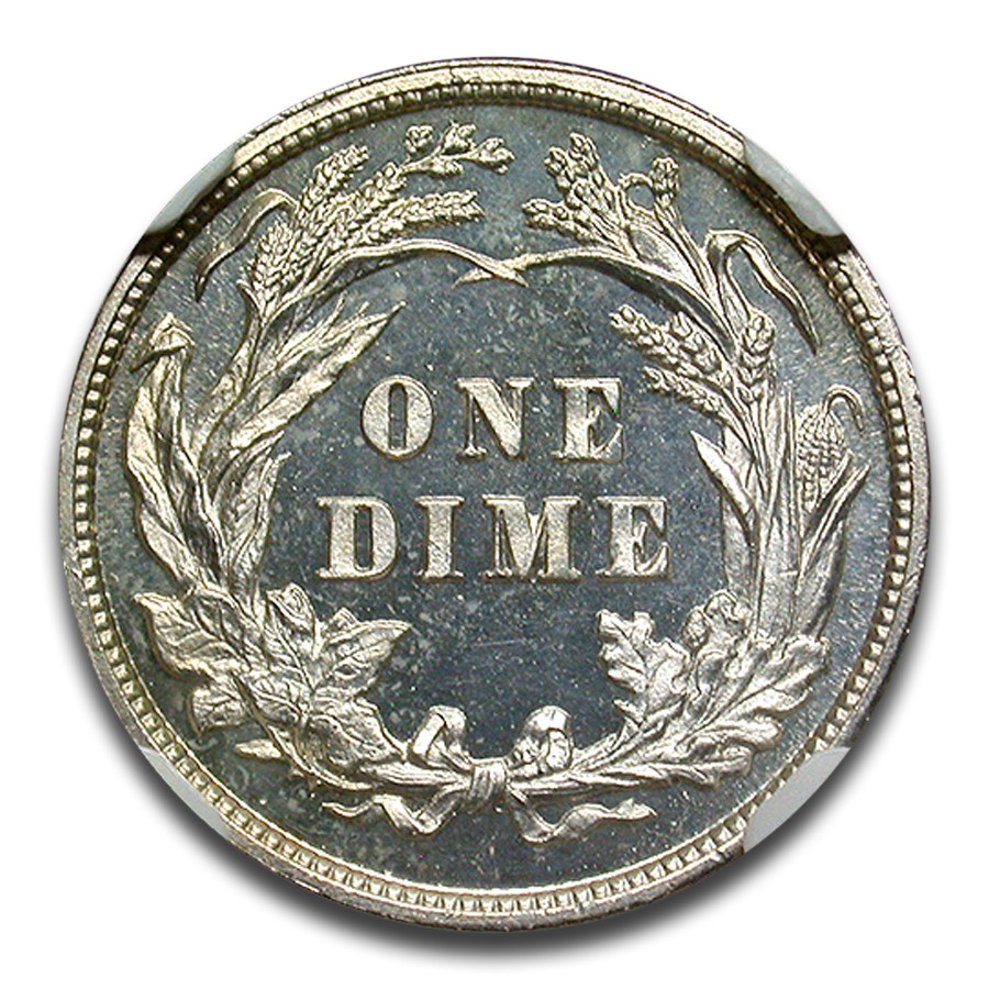 1898 Liberty Seated Dime PF-65 Cameo NGC