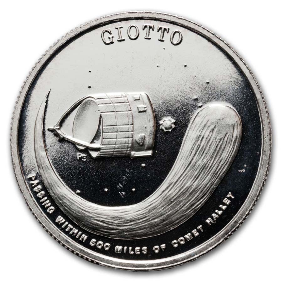 1 oz Silver Round - Rarities Mint (Edmund Halley, Random Motif)