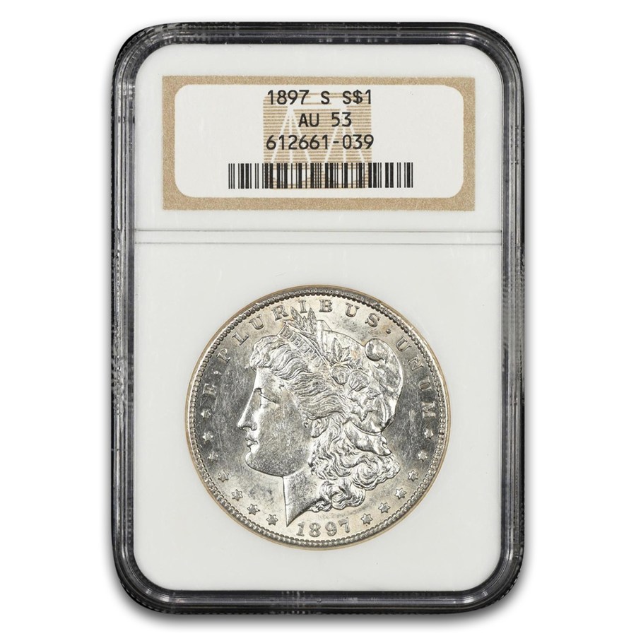 1897-S Morgan Dollar AU-53 NGC