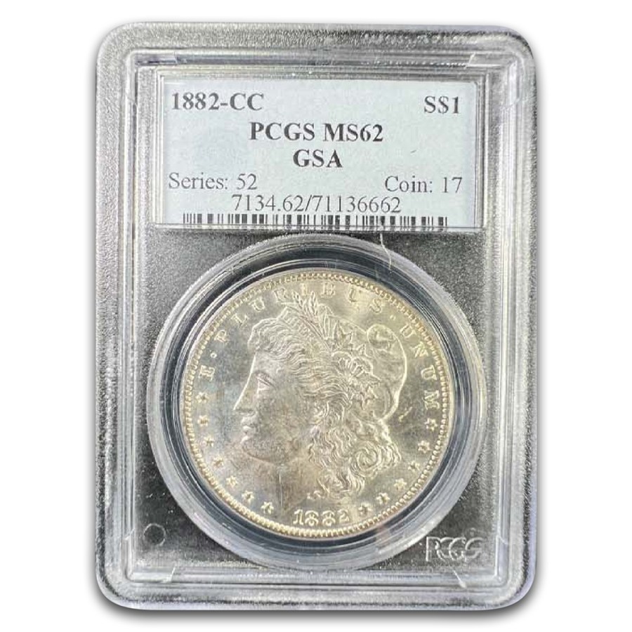 1882-CC Morgan Dollar MS-62 PCGS (GSA)