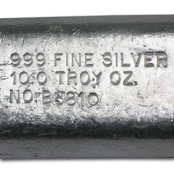 10 oz Silver Bar - Golden Analytical