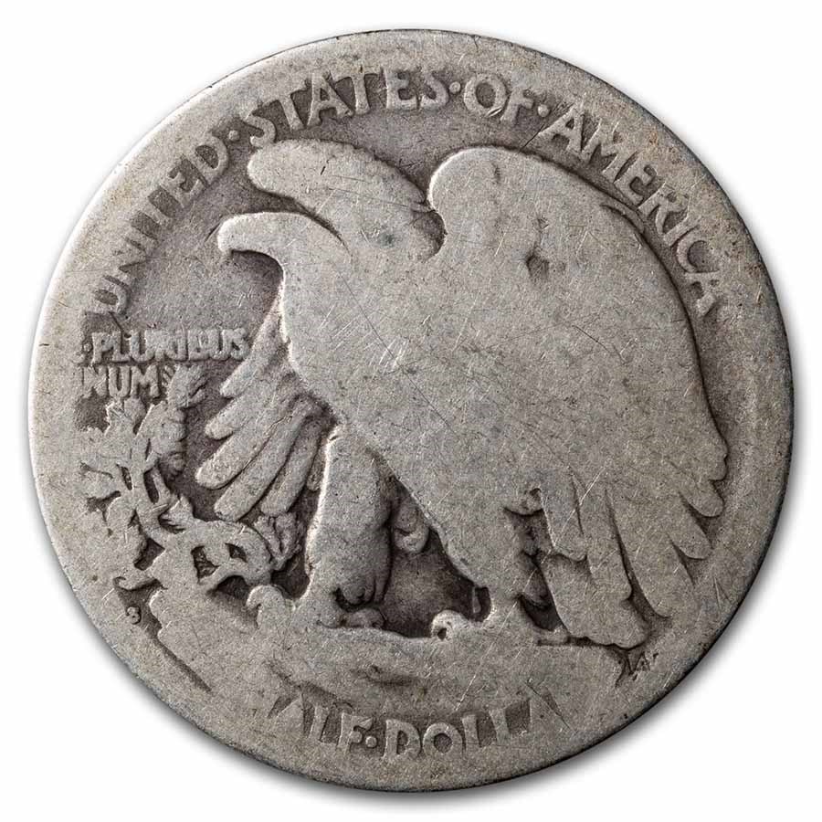 1921-S Walking Liberty Half Dollar AG