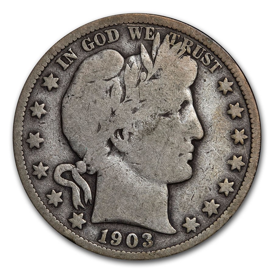1903-S Barber Half Dollar VG