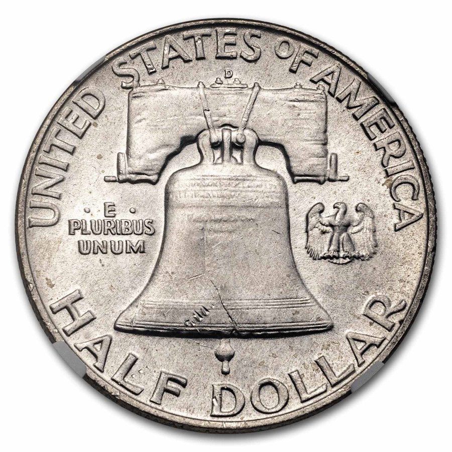1959-D Franklin Half Dollar MS-64 NGC