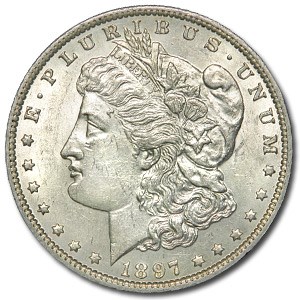 1897 Morgan Dollar BU (VAM-6A, Pitted Rev, Top-100) 1897 Morgan Dollar BU (VAM-6A, Pitted Rev, Top-100)