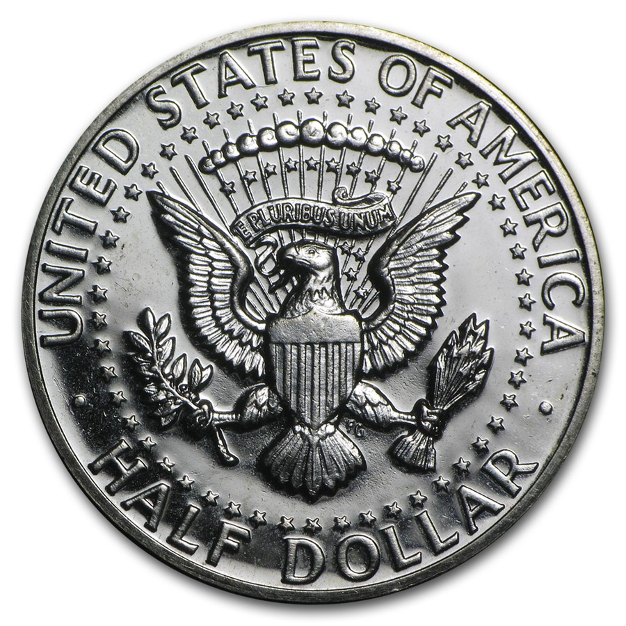 1964 Kennedy Half Dollar Gem Proof (Accented Hair)