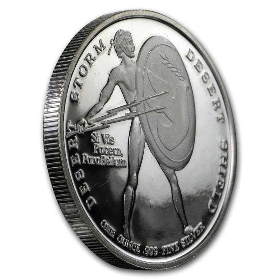 1 oz Silver Round - Desert Storm (Random Motif)
