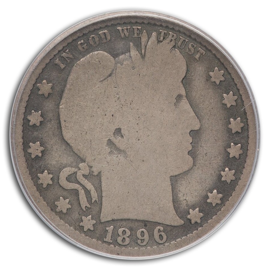 1896-S Barber Quarter Good-4 PCGS