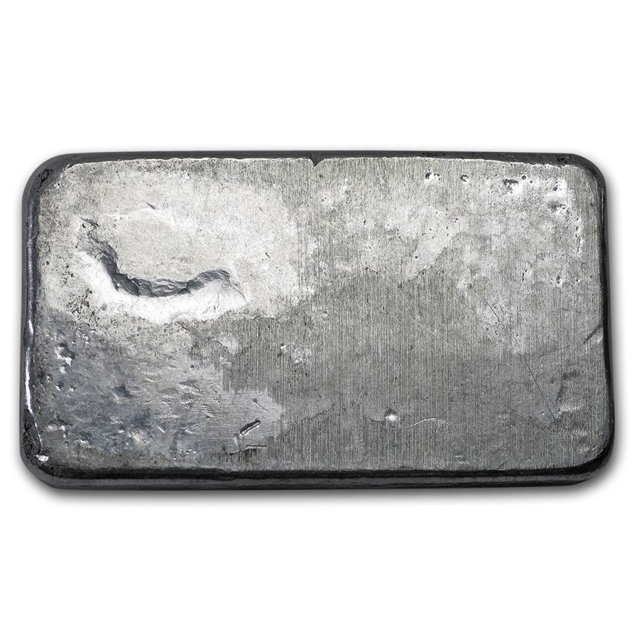100 gram Silver Bar - Engelhard-London (EI, Brit, Edinburgh, U)