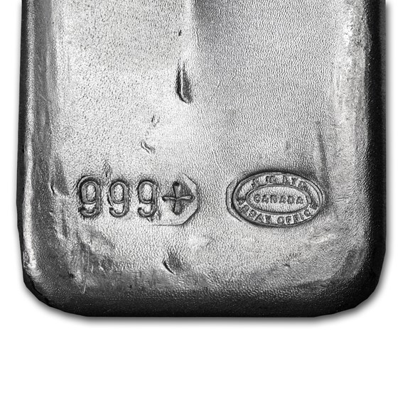 100 oz Silver Bar - Johnson Matthey (Mocatta Metals Corp)