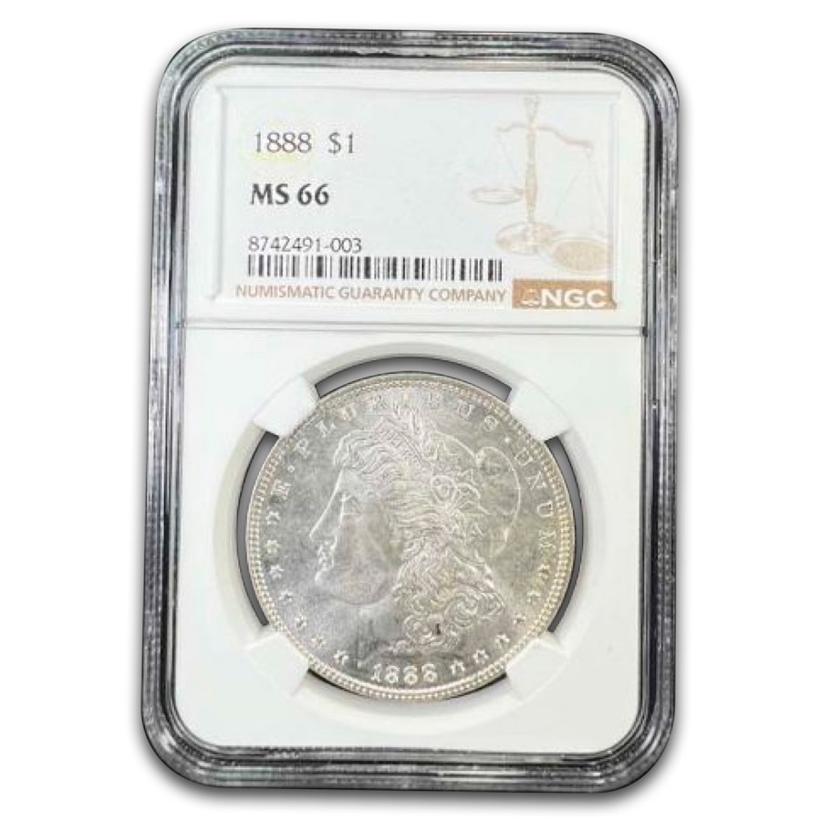 1888 Morgan Dollar MS-66 NGC