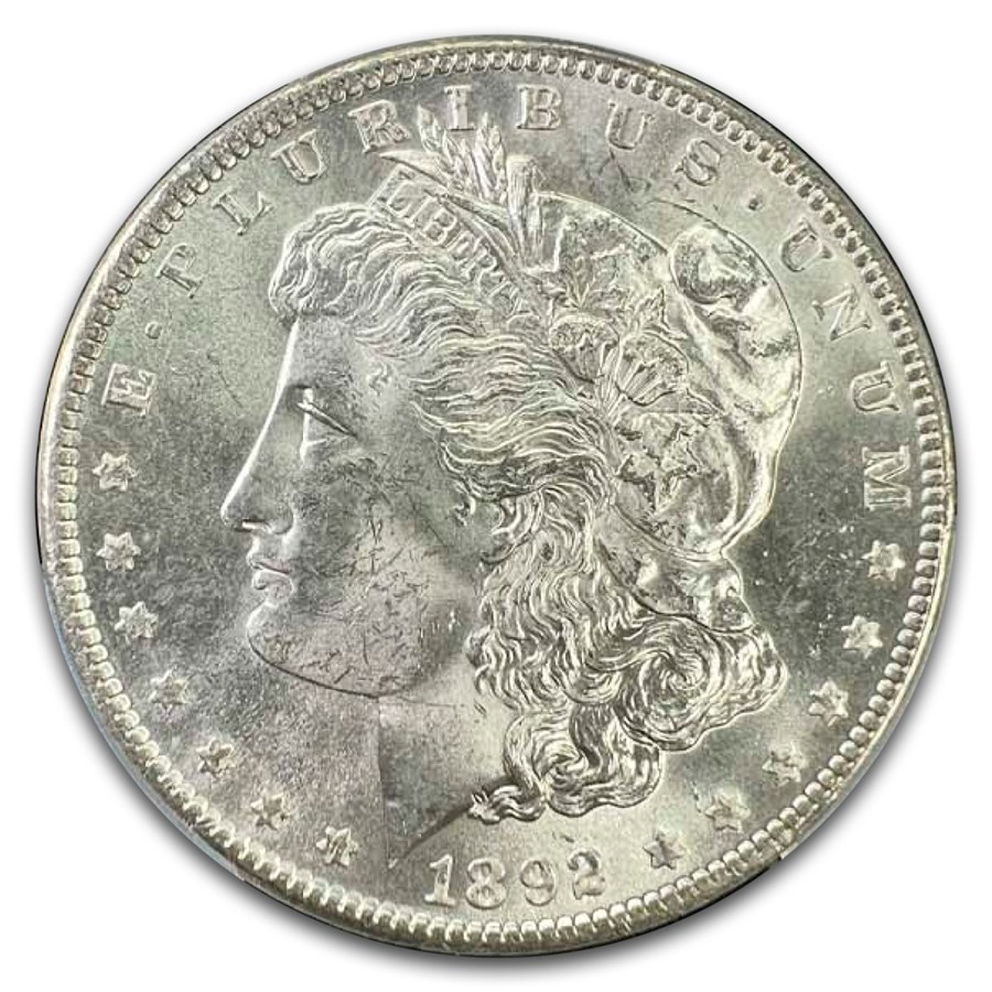 1892 Morgan Dollar MS-64 PCGS