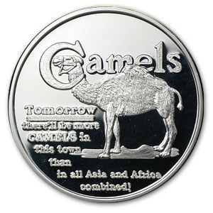 1 oz Silver Round - CAMEL Cigarettes are Here!