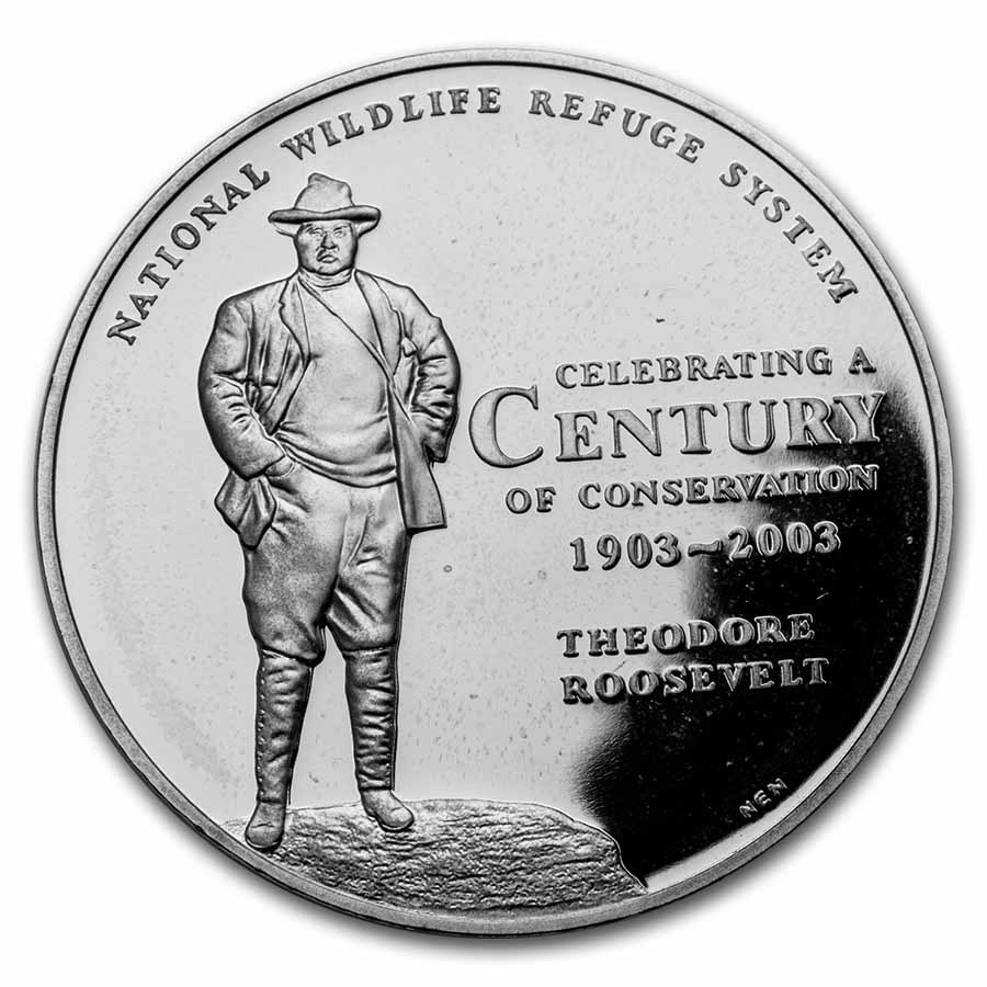2003 Silver National Wildlife Medal Proof (Random, Capsule Only)