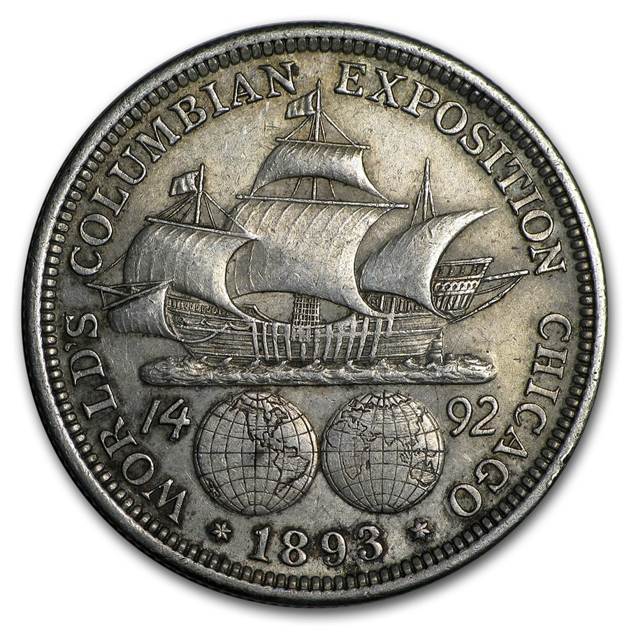 1893 Columbian Expo Half AU