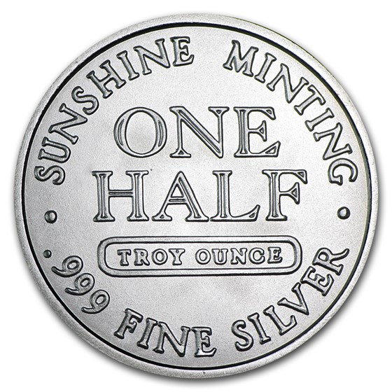 1/2 oz Silver Round - Sunshine Mint (Original Design)