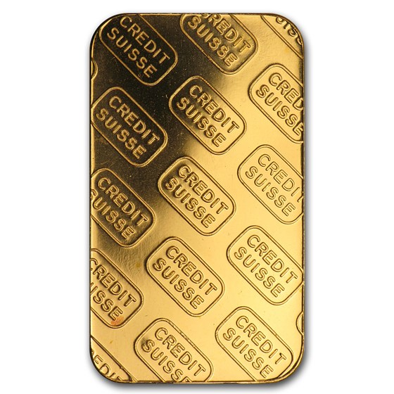 1/2 oz Gold Bar - Credit Suisse
