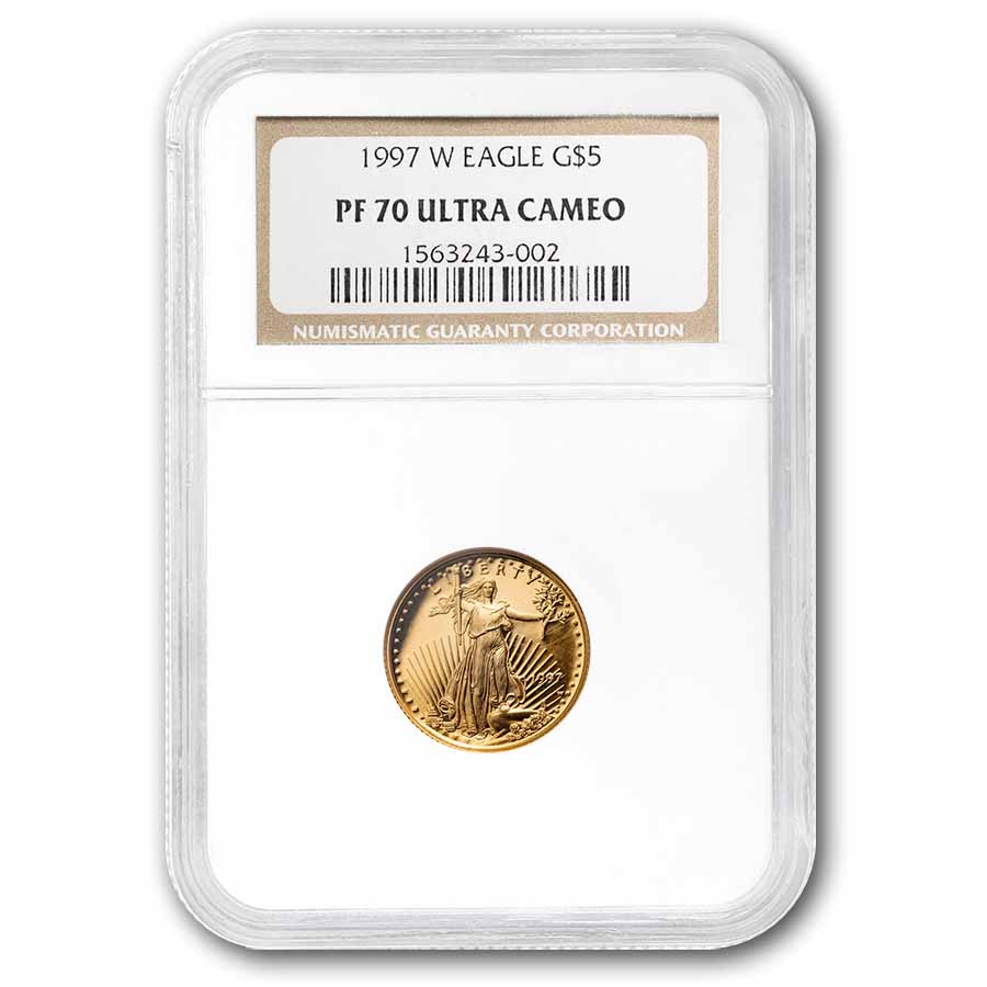 1997-W 1/10 oz Proof American Gold Eagle PF-70 NGC
