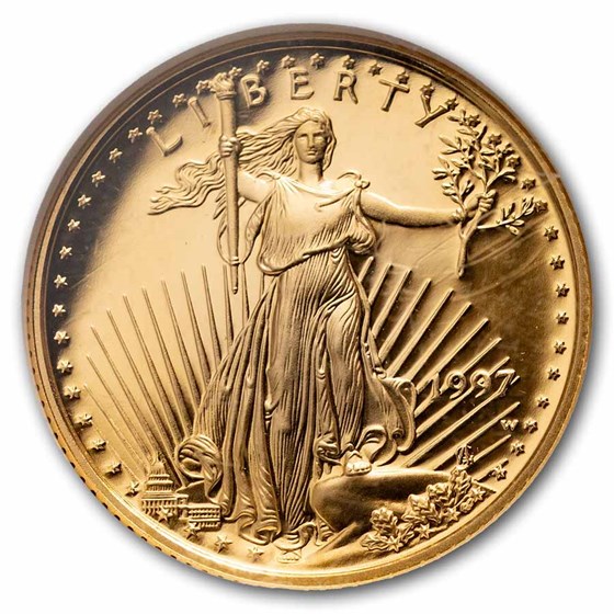 1997-W 1/10 oz Proof American Gold Eagle PF-70 NGC