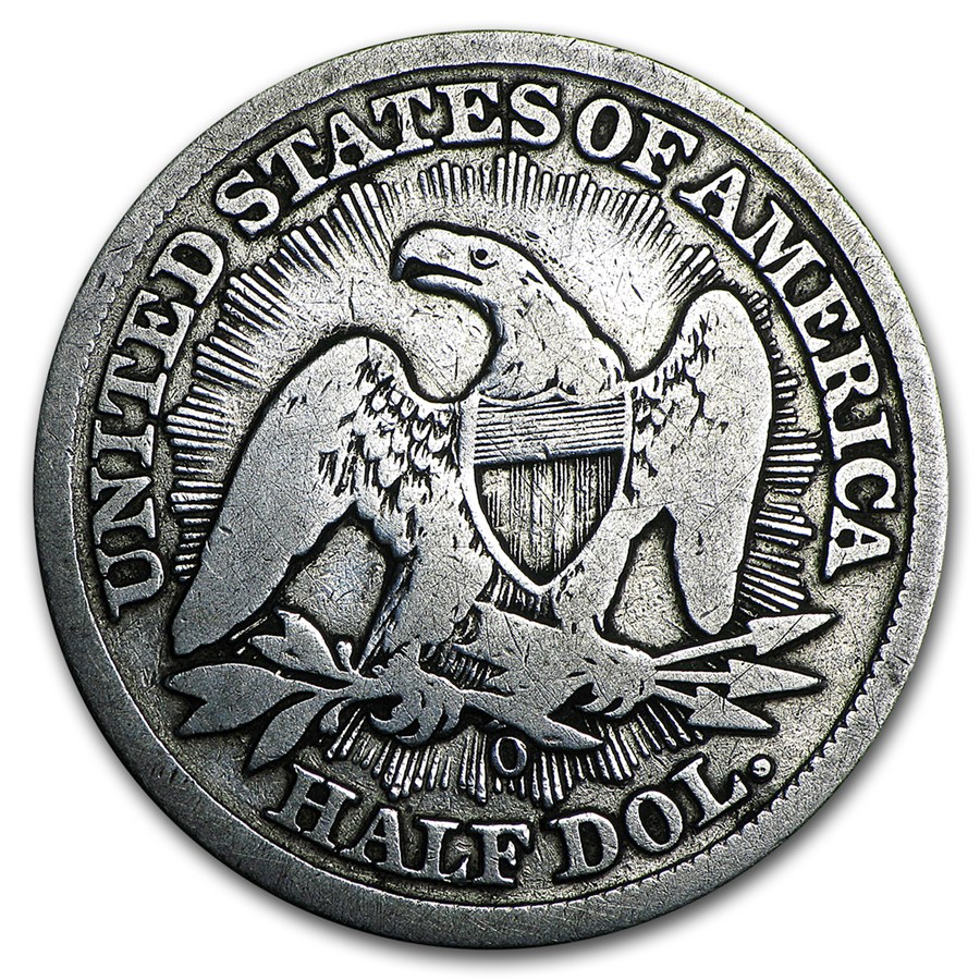 1853-O Liberty Seated Half Dollar w/Arrows & Rays VG