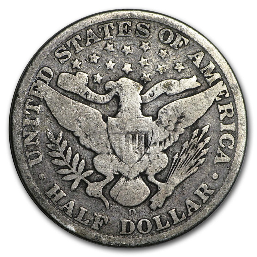 1909-O Barber Half Dollar VG